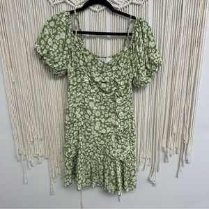 ASTR the label green floral dress